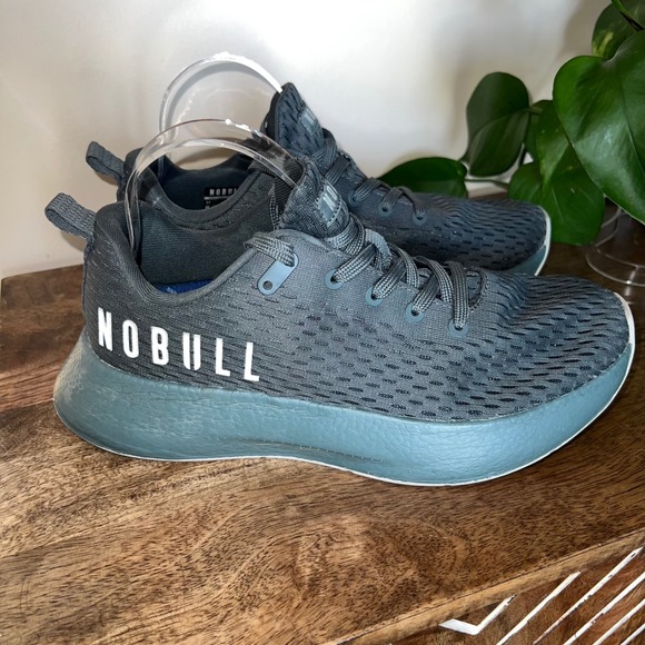 NOBULL Mens Size 9 Journey Dark Grey‎ Mesh Athletic Running Shoes Sneakers